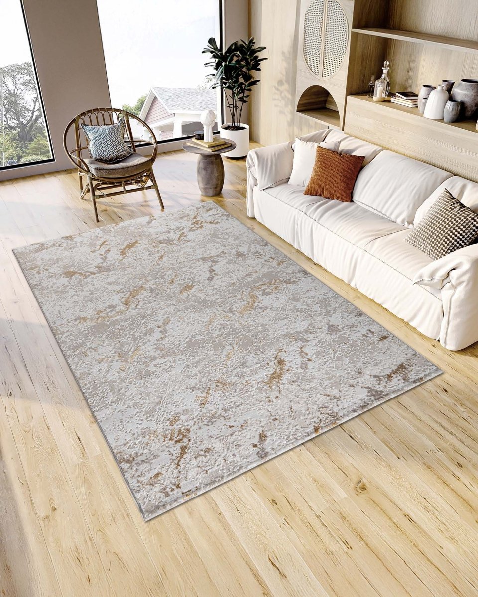 Alfombra Gamma 773A Beige Dorado Kodaz Carpet
