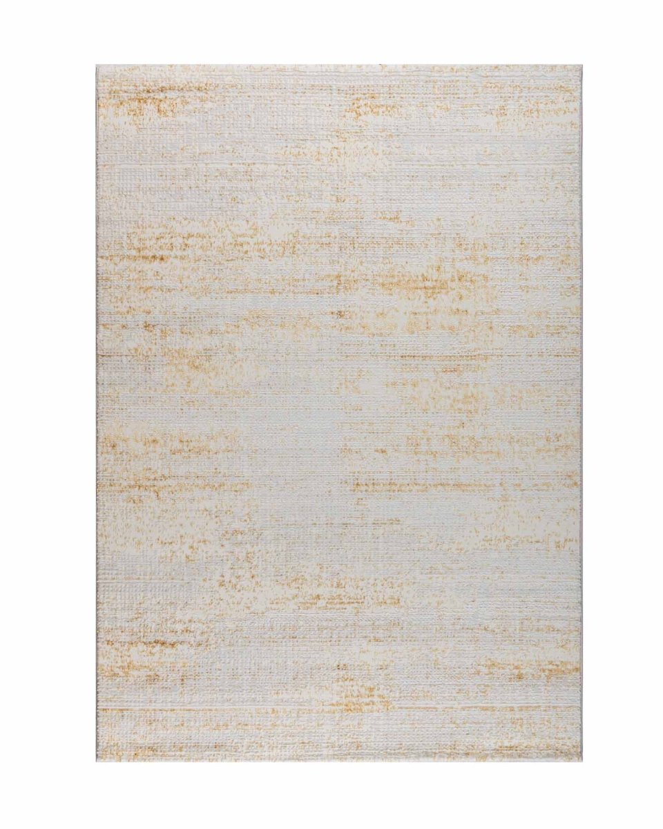Alfombra Gamma 780A Blanco Dorado Kodaz Carpet