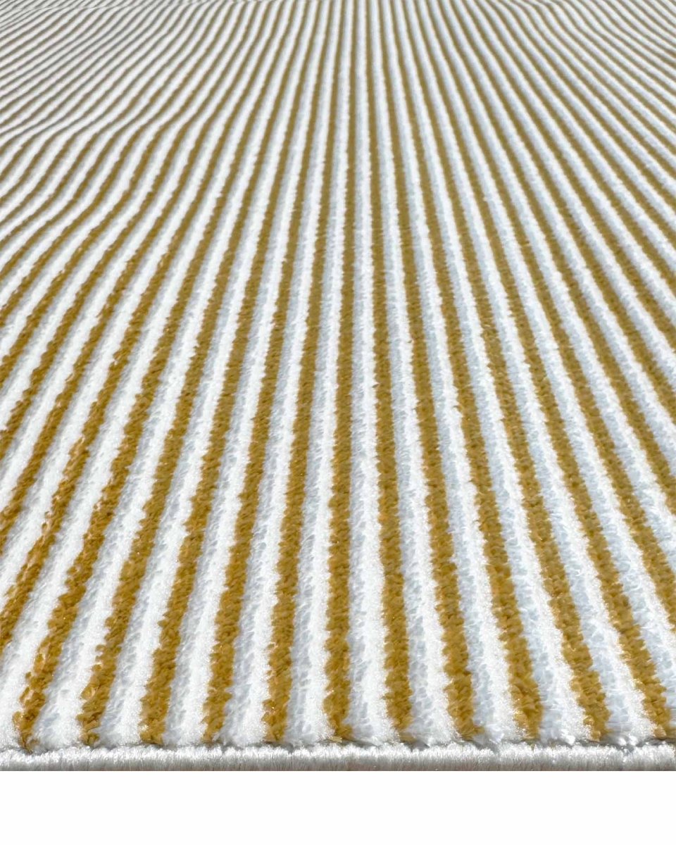 Alfombra Lotus 958 Blanco Dorado Kodaz Carpet