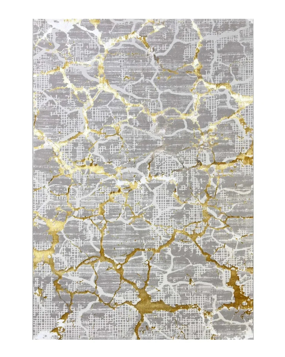 Alfombra Prada 658A Gris Dorado  Kodaz Carpet