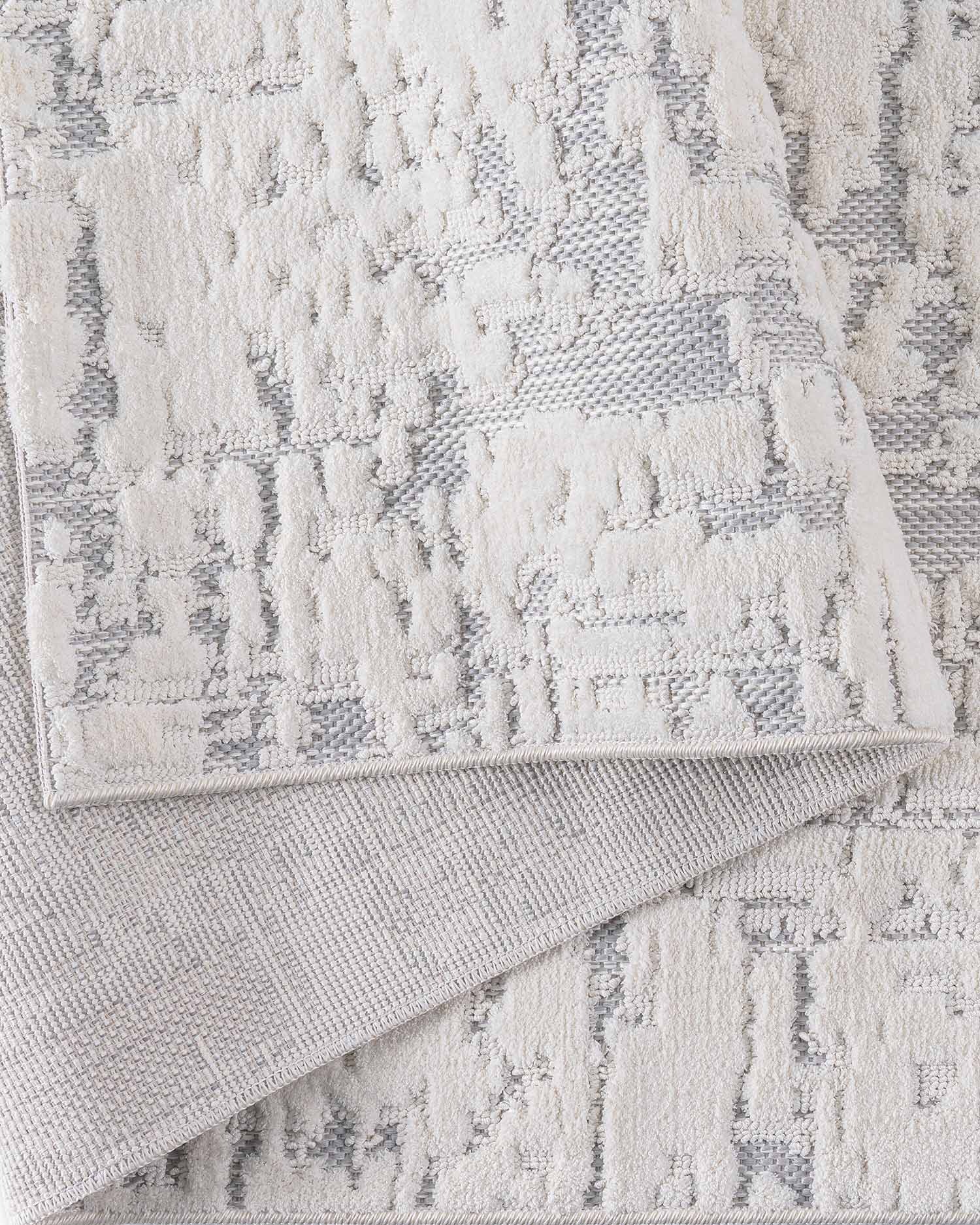 Roma 0015A Blanco Gris | Alfombra - Kodaz Carpet Latam