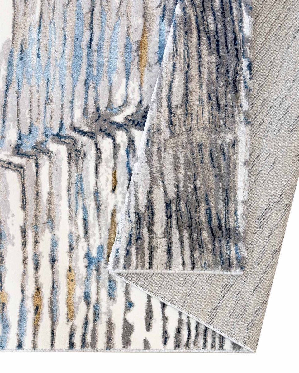 Alfombra Sigma 245A Azul Gris Kodaz Carpet