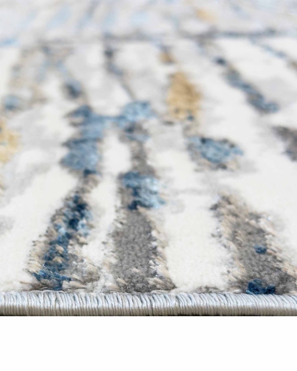 Alfombra Sigma 245A Azul Gris Kodaz Carpet