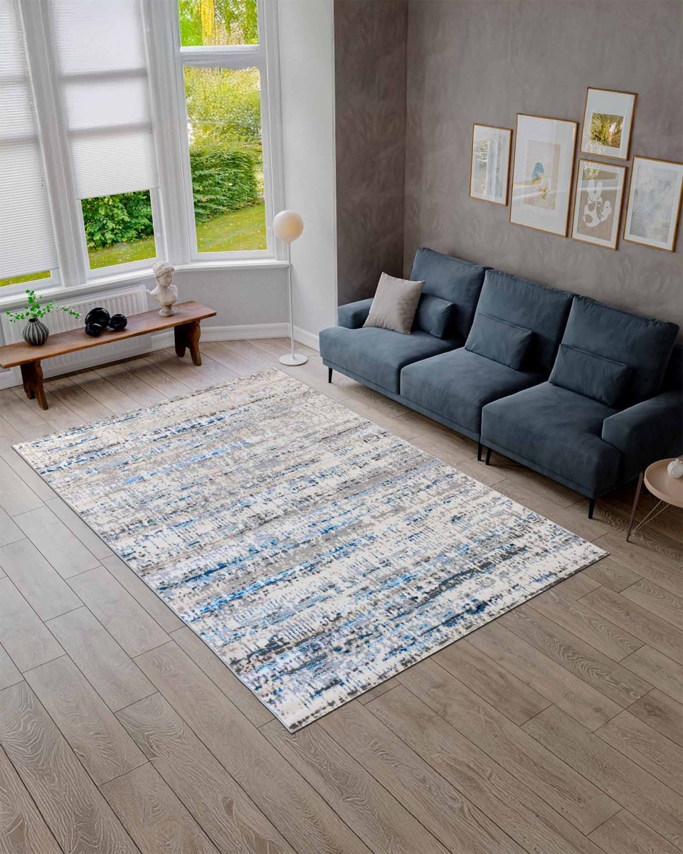 Alfombra Sigma 627A Gris Azul Kodaz Carpet