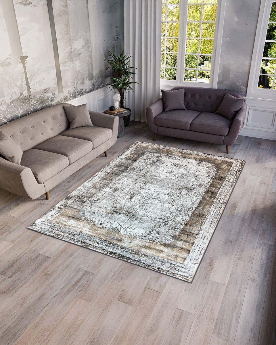 Alfombra Sigma 777A Beige Café Kodaz Carpet